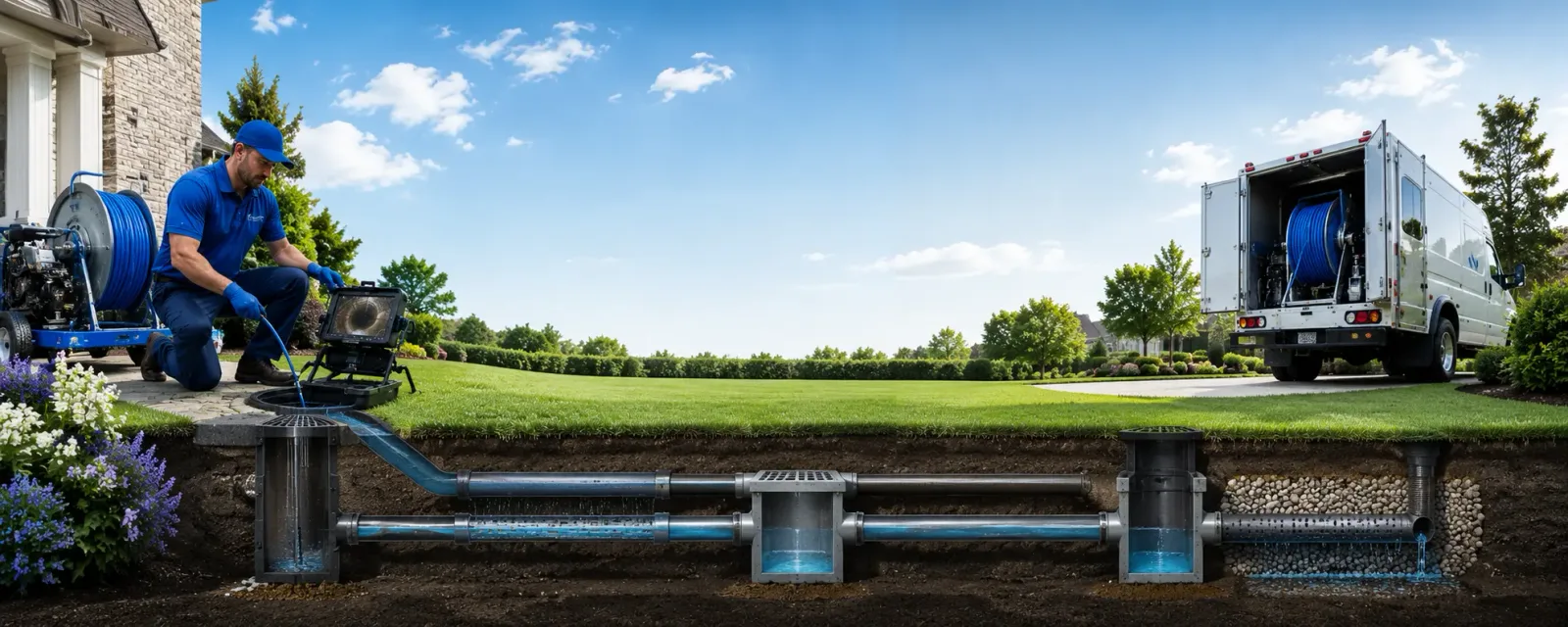 Outdoor drain cleaning information for Meno, OK